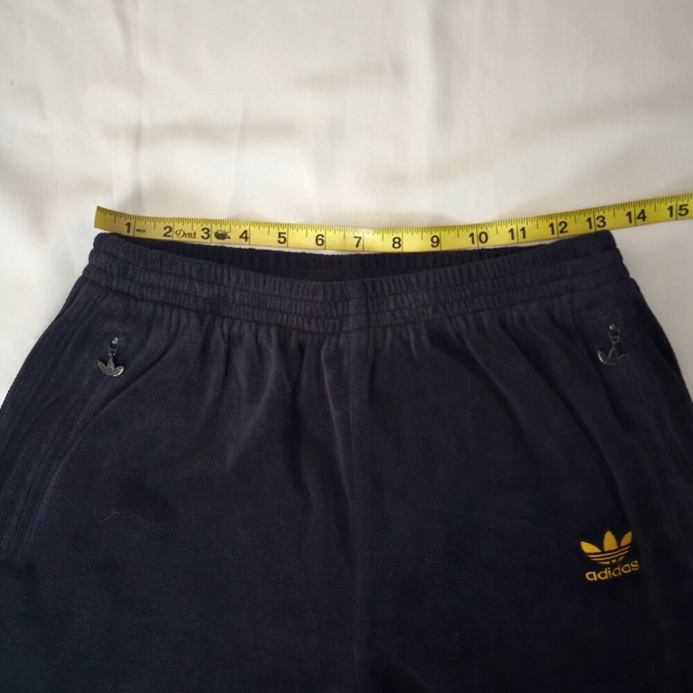 Adidas Adult Unisex Black Vintage Three Stripes Straight Jogger Pants Sz Medium - Picture 13 of 16